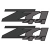 GOLD HOOK Replacement Decals Compatible with Chevy Silverado Z71 4x4