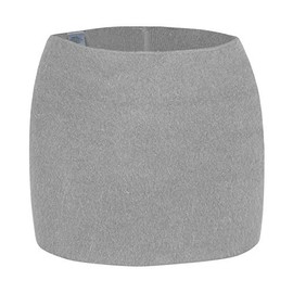 wobera Angora Kidney Warmer or Body Warmer for Men and Women, Intense Design, silver grey