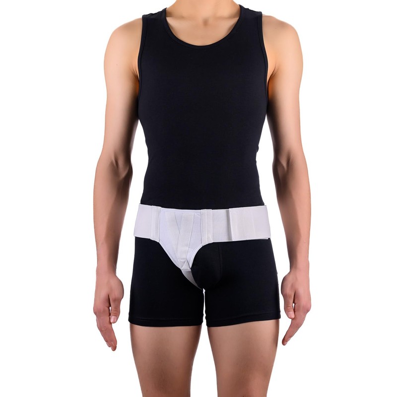 FlexaMed Right Side Inguinal Groin Hernia Truss with Compression Pad