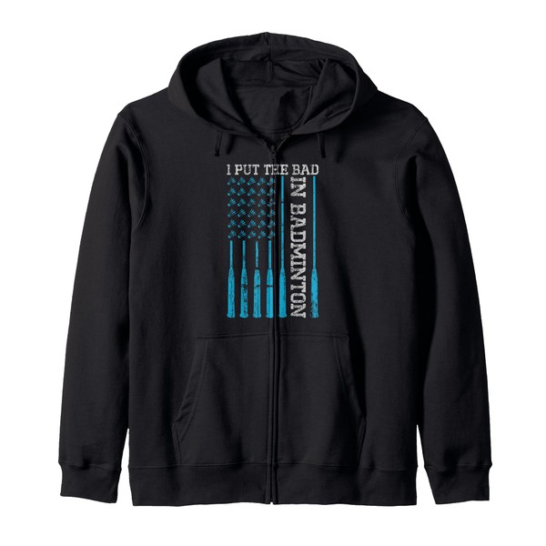 Funny Badminton Joke Game with US Flag I Got the