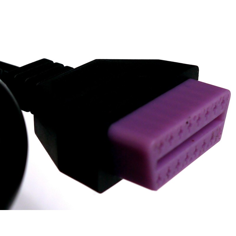 AutoDia® Adapter OBD 2 II Verlängerung Kabel Stecker auf Buchse