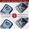KeyShield PRO Wall-Mounted Key Lock Box – 4-Digit Combination, Weatherproof