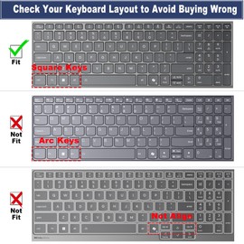 Keyboard Cover for 2025 Lenovo IdeaPad Slim 3 3i 3X 15 16" 15IRU10 15AHP10 15IRH10 15Q8X10 16ARP10 16IRH10, IdeaPad Slim 5 5i 16" 16IRH10 16AHP10 16IRH10R-Pink