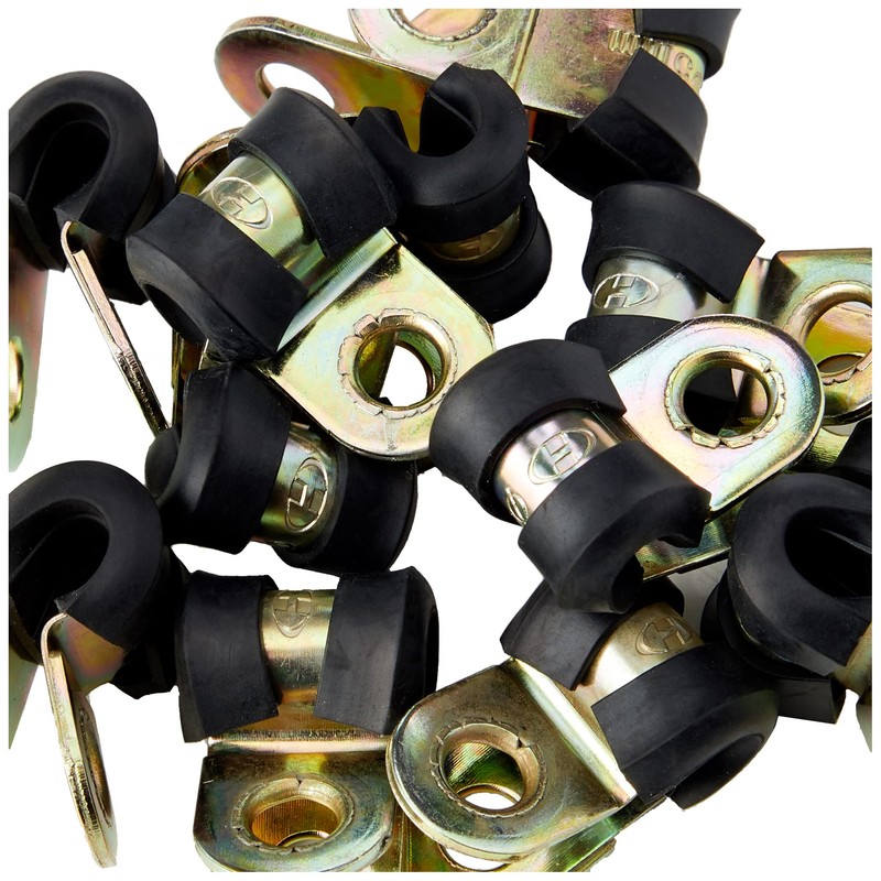 Sealey PCJ5 P-Clip Rubber Lined Ø5mm Pack of 25