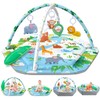 ZFDEBY Baby Gym Play Mat, 8-in-1 Tummy Time Mat &
