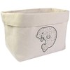 Large 'Cute Manatee' Canvas Organiser/Storage Bag (OR00006638)