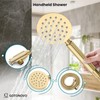 gotonovo 10 Inch Round Rain Shower System Wall Mounted Bathroom