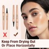 Microblading Brow Pencil with 4-Prong Micro Fork Tip (Light Brown)