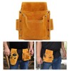 Tool Belt Pouch Woodworking Tool Pouch Thick Wear Resistant Leather