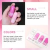 Juego de 3 pintalabios rosa con efecto espejo, resistente al