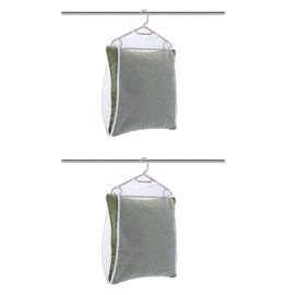 2 Pcs Laundry Bag Washing Pillow Net Sun Drying Net Reusable and Durable Mesh Wash Bags for Most Pillows of Clothes Bedding Plush Toys Baby Clothes Hosiery