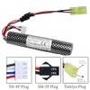 11.1V 2000mAh Airsoft Batería SM2P Plug con sm2p a Tamiya