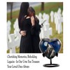 Immortal Memories Midnight Wolves Heart Keepsake Urn - 3 Wolves
