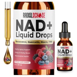 Radical Recharge Nad+ Gotas Líquidas 2 Fl Oz