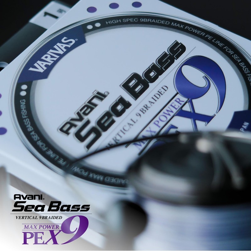 VARIVAS 9-Strand PE Line, Abani, Seabass, Max Power PE X9,