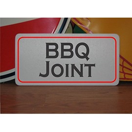 BBQ Joint Metal Sign for Ribs Backyard Grill Bar Food Truck Barbecue