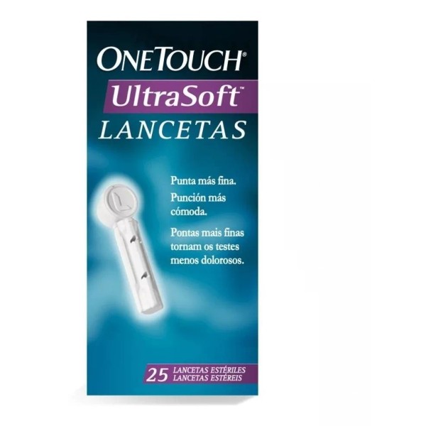OneTouch One Touch Ultra Soft C/25 Lancetas Estériles