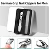 CRIVERY Lux German Grip Nail Clippers for Men, 2025 New