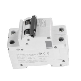Circuit Breaker C65H-DC 2P DC Circuit Breaker, Miniature Circuit Breaker 250V DC Solar Energy Air Switch Amps (16A)