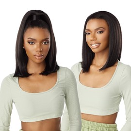 Sensationnel Instant Updown Halfwig Pony - Iud 19 4 Style in 1 Half Wig And Pony Drawstring (1 JETBLACK)