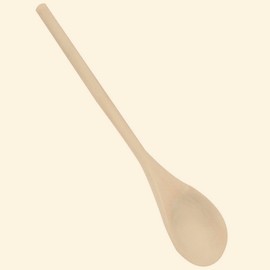 AME D’ESSENCE 12-Inch Wooden Spoon - Durable, Ergonomic Handle for Comfortable Grip, Perfect for Stirring, Mixing, Serving, and More.
