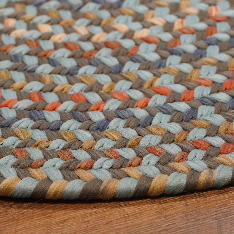 Colonial Mills Highlight Round Braid - Greystone 3x3