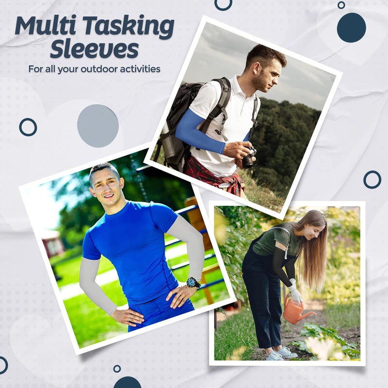 Y·J Back home UV non-slip cooling arm protection arm sleeves