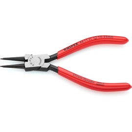 Knipex Circlip Pliers for internal circlips in bore holes black atramentized, plastic coated 140 mm 44 11 J1