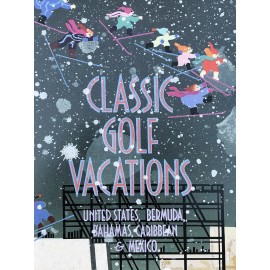 Hiro Yamagata “Snow Celebration” Very Special Arts Original Ski Poster 20x27