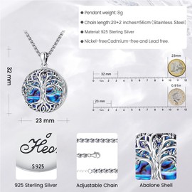 Eusense Locket for Opening Pictures Photo Lockets Chain 925 Silver Pendant Gifts for Women Mum Girls Daughter Mother's Day Father's Day, Sterling Silver, No Gemstone