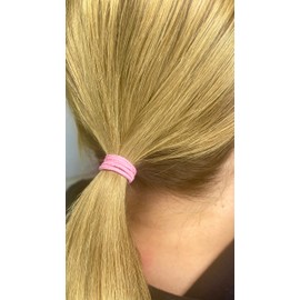 Girls Ouchless Hair Elastics - Pain-Free 24 Count Assorted Colors - Ideal for Fine to Curly Hair - Gentle on Sensitive Scalps - Perfect for Ponytails - Hair Accessories for Kids and Adults
