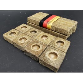 WOWOCON® Dauerdocht aus Holzfaser opt. mit Halter (M-8x Dauerdocht und 8x Halter)