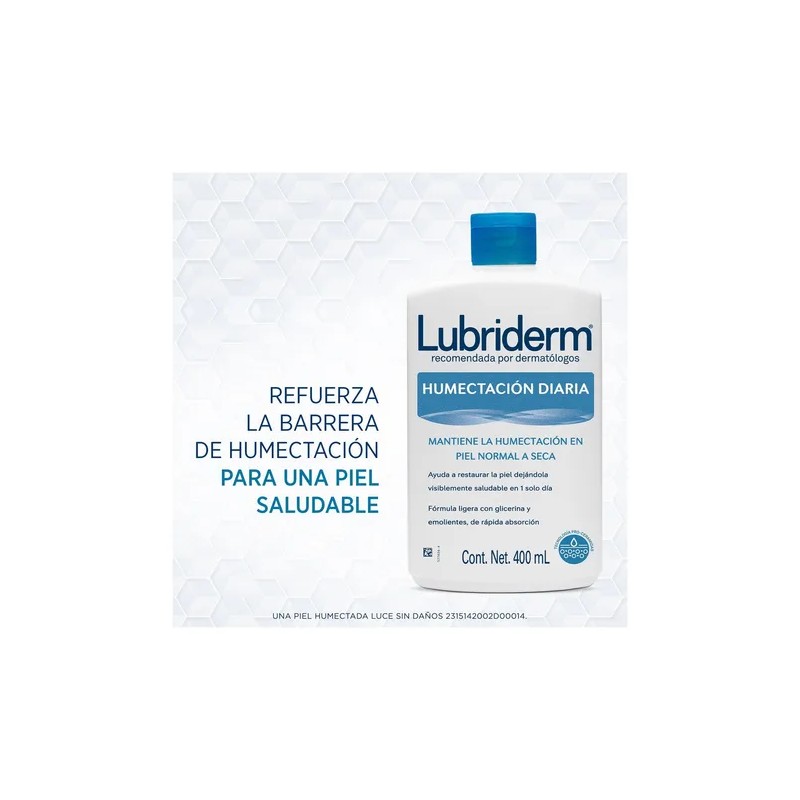 Crema Corporal Lubriderm Humectación Diaria 400ml