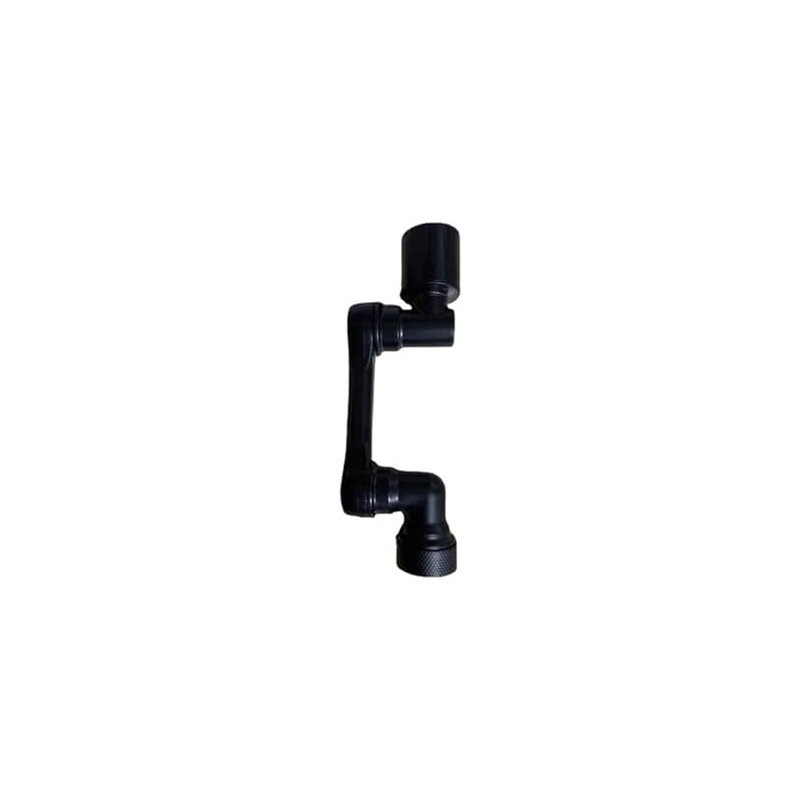 Extensor de rotación grifo universal, aireador negro, filtro antisalpicaduras, cocina,