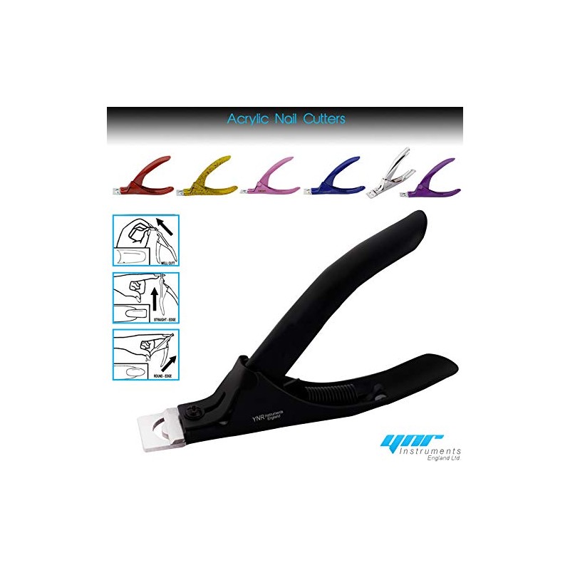 YNR 3 Way Acrylic Nail Clipper UV Gel False Fake