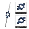 sourcing map Round Die Stock Handle Wrench 30mm(1.18") Adjustable Threading