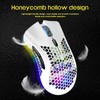 VEGCOO Wireless Gaming Mouse, Silent Click Wireless Rechargeable Mouse with