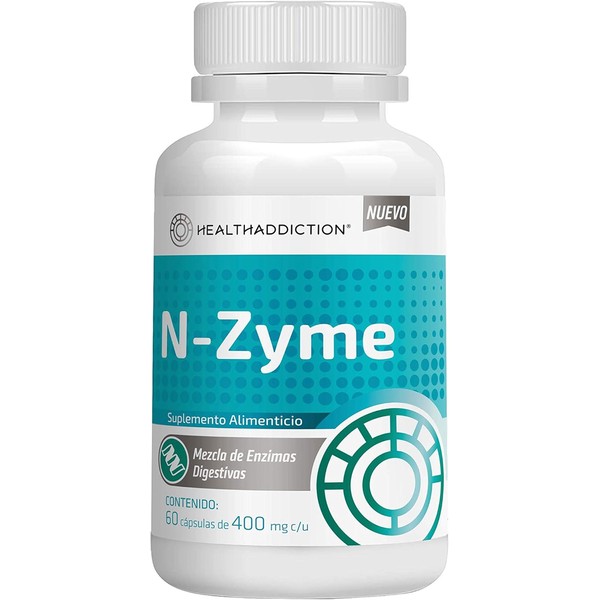 HEALTHADDICTION - Enzimas Digestivas Avanzadas | 60 Cápsulas | Con