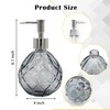 VKSG Glass Soap Dispenser for Kitchen, 350ML Hand Soap Dispensers