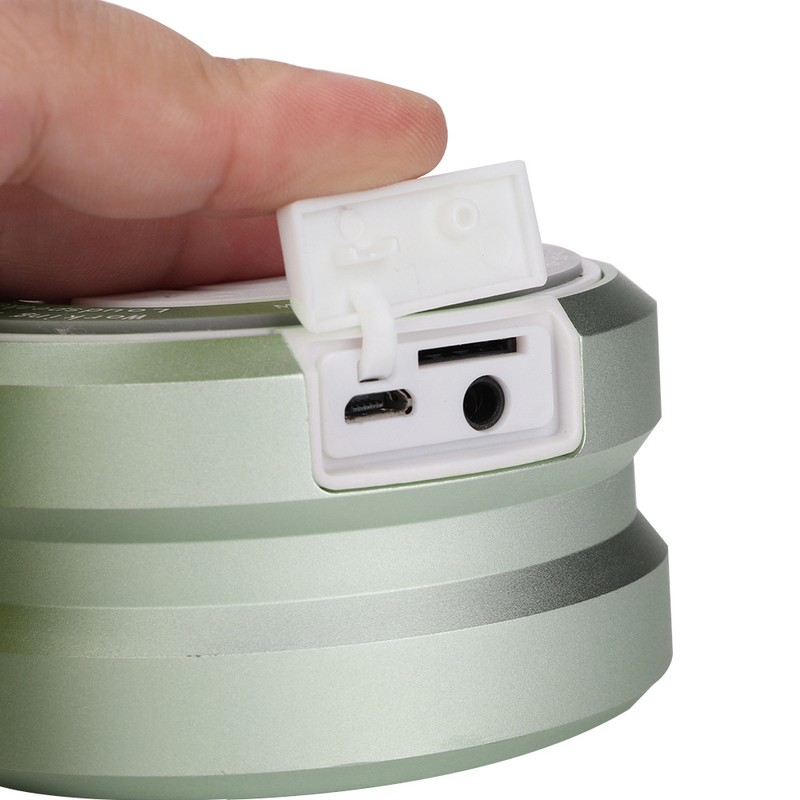 JKR-5 Bluetooth 4.2 IPX7 Waterproof Round Wireless Speaker FM Radio