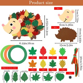 NieYat 8 Piece Squirrel Craft Set Children's Set, Creative Craft DIY Set, Promote Practical Coordination Skills, Children's Birthday Gifts, Autumn Decoration