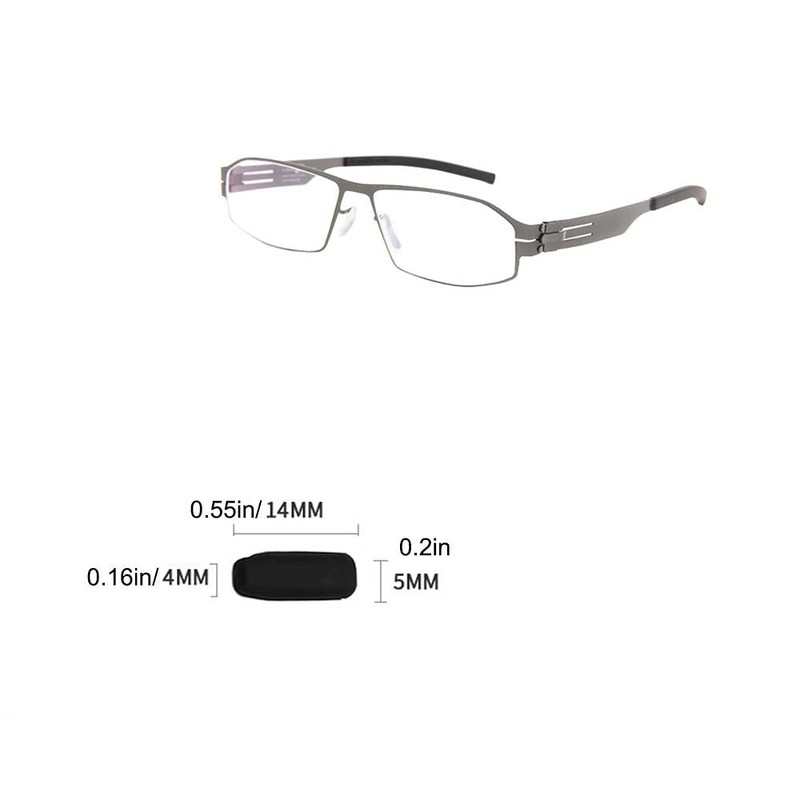 QYAJS Eyeglasses Nose Pads Push in Glasses Pieces Replacement Soft