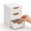 Mini 3-Drawer Desk Organizer for Small Items – Compact Storage