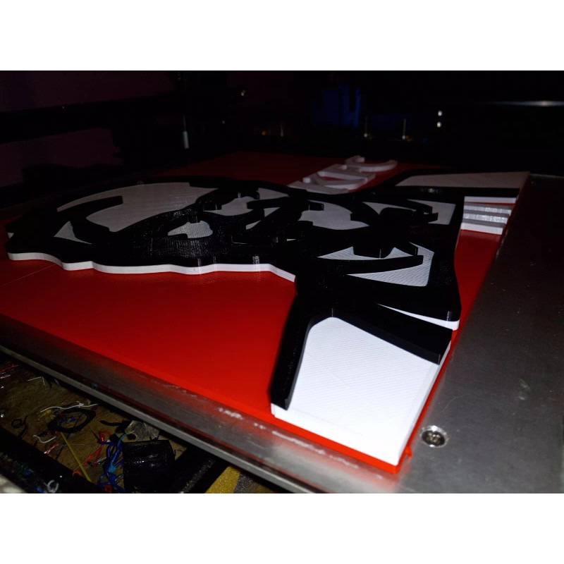 Spencer-3D 15 Inch Diameter KFC 3D Printed 3D Logo Sign