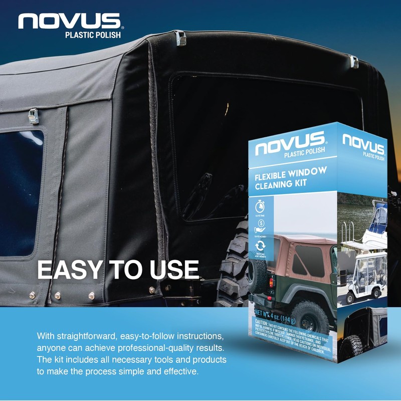 NOVUS Plastic Polish | Flexible Window Kit | One 3”