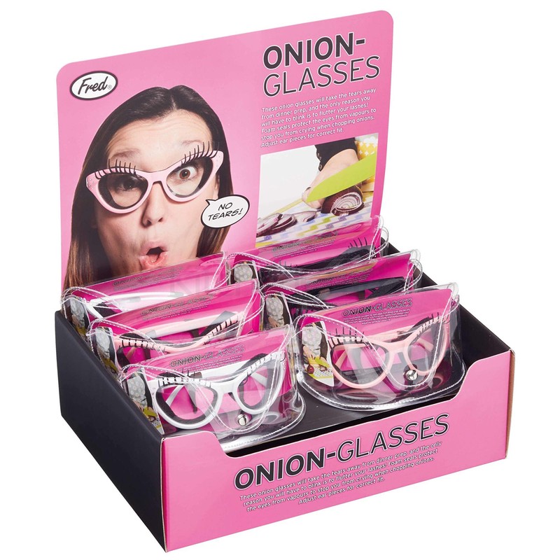 Fred Kitchen Diva Eyelash Onion Glasses