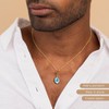 Amberta Cadenas Plata Hombre Mujer Collar Fino Singapur Veneciano Paperclip
