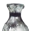Clear/Frosted Glass Lamp Chimney, Replacement Hurricane Globe Measures 3 Inch