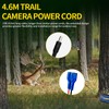 Trail Camera Battery Power Cable 15FT/4.6M DC External Power Cord