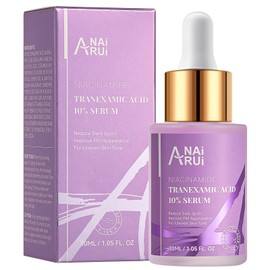 ANAiRUi 10% Tranexamic Acid Serum with Tranexamic Acid and Hyaluronic Acid Niacinamide, Targets Hyperpigmentation, Even Skin Tone, 30 ml